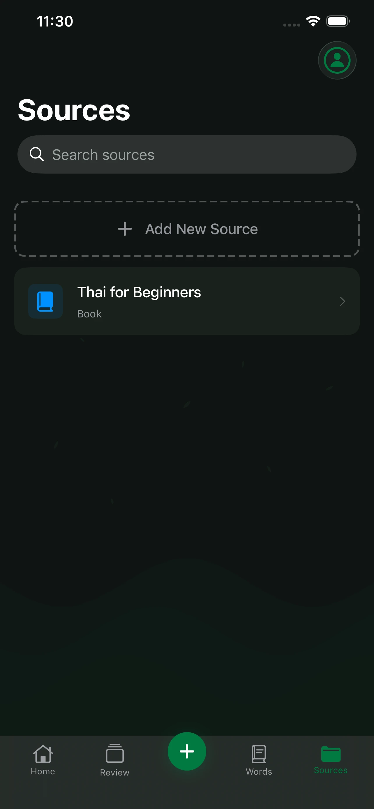 Language Den sources list for organizing vocabulary by textbook or course