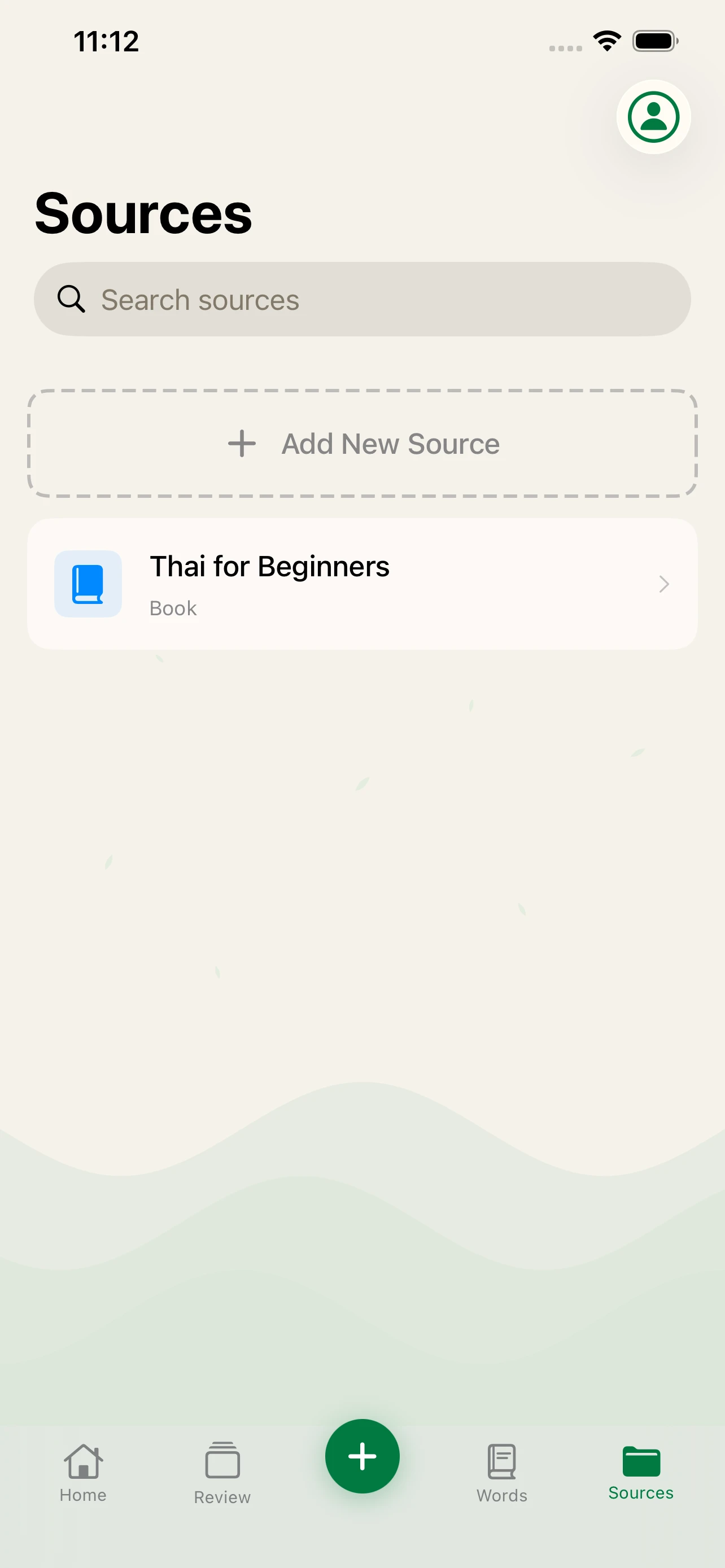 Language Den sources list for organizing vocabulary by textbook or course